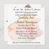 Tritonshorn-Muschel-Strand-Thema-Hochzeit Einladung (Vorne/Hinten)