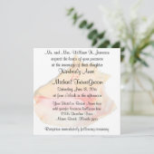 Tritonshorn-Muschel-Strand-Thema-Hochzeit Einladung (Stehend Vorderseite)