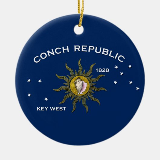 Tritonshorn-Republik Key West Keramikornament (Vorne)