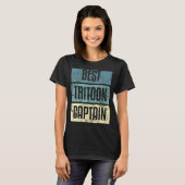 Tritoon-Beste-Kapitän-Boot-Sprüche T-Shirt (Vorne ganz)