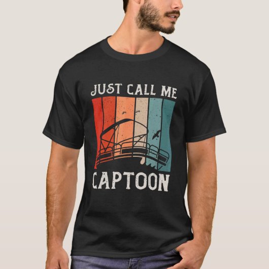 Tritoon Captain Pontoon nennt mich einfach Capto T-Shirt (Vorderseite)