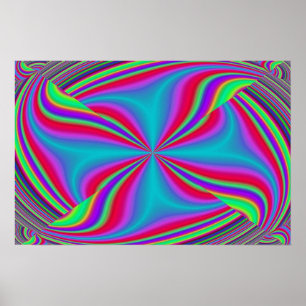 Tritt-Anfangsplatz abstrakt Poster