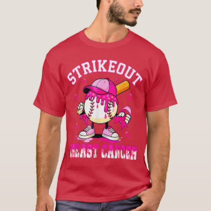 Tritt Brustkrebs-Bewusstsein Baseball-Tropf P T-Shirt