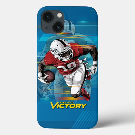 Tritt dem American Football bei Step into Victory Case-Mate iPhone Hülle (Rückseite)