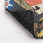 Tritt dem Luftdienst bei Mousepad (Ecke)