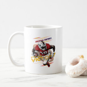Tritt dem Sieg entgegen American Football   #11 Kl Kaffeetasse