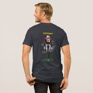 Tritt dem Sieg entgegen American Football (2)   Mä Tri-Blend Shirt