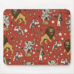Tritt dem Zirkusmuster bei Mousepad