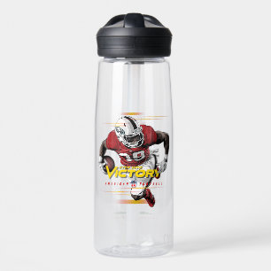Tritt den Sieg an American Football 25oz Trinkflasche