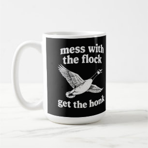 Tritt der Herde bei, bekommst du das Hupen" Kaffeetasse