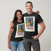 Tritt der Navy bei T-Shirt (Unisex)