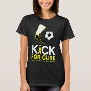 Tritt für das Design eines Fußballs Sarkom Krebs T-Shirt