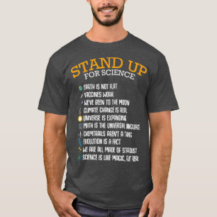 Tritt für die Wissenschaft Klimawandel Physik ein T-Shirt