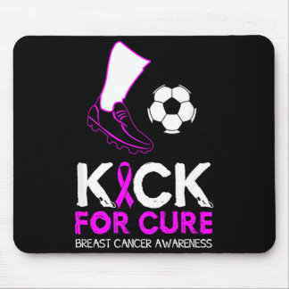Tritt für Fußballdesign Brustkrebs Mousepad