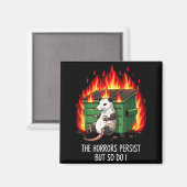 Tritt Horrors So Possum Meme bei Magnet (Vorderseite/Rückseite)