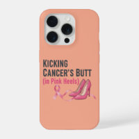 Tritt Krebs in rosa Absätzen Sassy Überlebende
