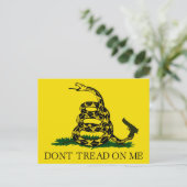 Tritt mir nicht auf! postkarte (Stehend Vorderseite)