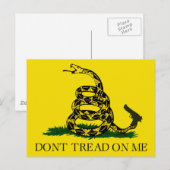 Tritt mir nicht auf! postkarte (Vorne/Hinten)