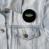 Tritt nicht auf die Ukraine! Ukraine Unterstützer Button (Beispiel)