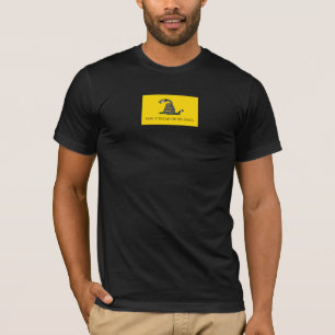 Tritt nicht auf meine Daten Gadsden-Flagge Parodie T-Shirt