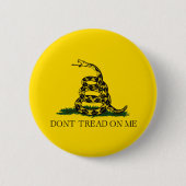 Tritt nicht auf mich Gadsden Flagge Libertarian Sn Button (Vorderseite)