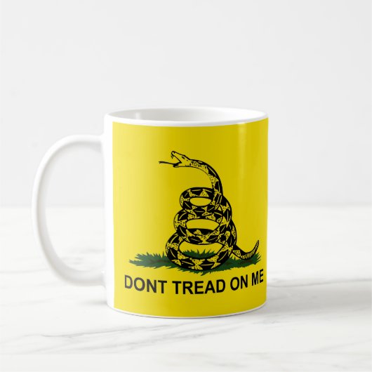 Tritt nicht auf mich kaffeetasse (Links)