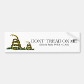 Tritt nicht auf mich oder meinen Sohn Gadsden-Flag Autoaufkleber (Vorne)