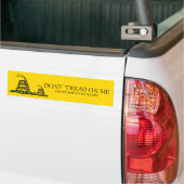 Tritt nicht auf mich oder meinen Sohn Gadsden-Flag Autoaufkleber (Auf Lkw)