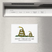 Tritt nicht auf mich oder meinen Sohn Gadsden-Flag Magnet (In Situ (Geschirrspüler))