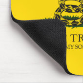 Tritt nicht auf mich oder meinen Sohn Gadsden-Flag Mousepad (Ecke)