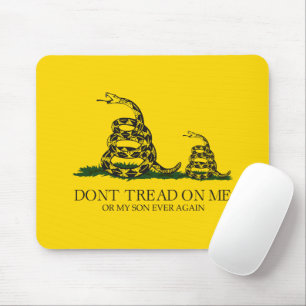 Tritt nicht auf mich oder meinen Sohn Gadsden-Flag Mousepad