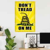 Tritt nicht auf mich poster (Heimbüro)