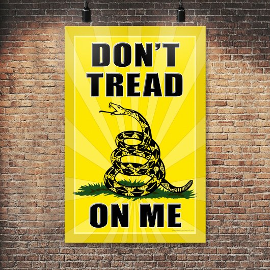 Tritt nicht auf mich poster