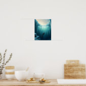 Tritt sie in das Eisloch Poster (Küche)