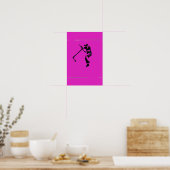 Tritt-Trick auf dem Roller - Stunt-Roller-Fahrer Poster (Küche)