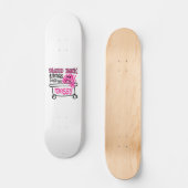 Tritt zurück skateboard (Vorderseite)