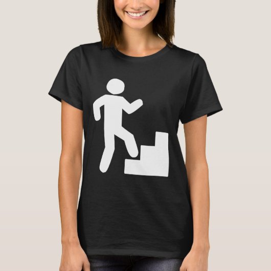Trittfrequenz Workout T-Shirt (Vorderseite)
