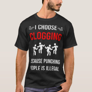 Trittklang Trittklang Holzschuh Trittklang-Tänzer T-Shirt
