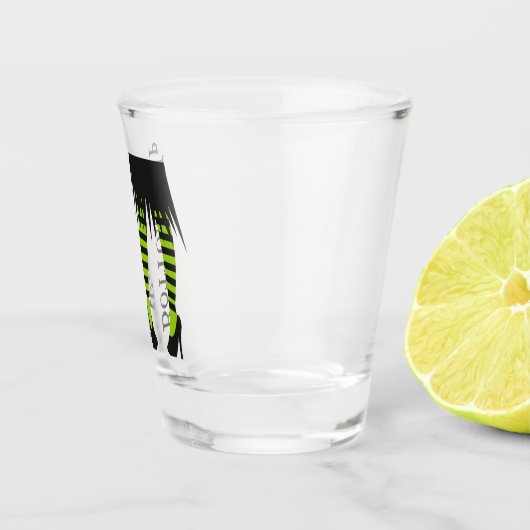 Trittscharbe Hexen Halloween Strippenhexe Schnapsglas (Rechts)