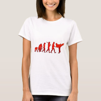 Trittverpacken Mischkriegskunst-Künstler-Evolution T-Shirt