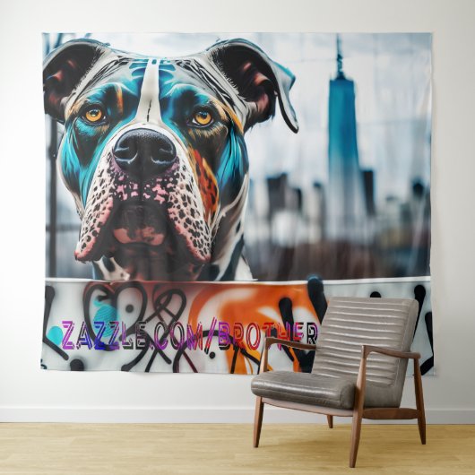 TriTuro die Abfallbeseitigung Wandteppich (Beispiel (Horizontal))