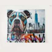 TriTuro die Abfallbeseitigung Wandteppich (Vorderseite (Horizontal))