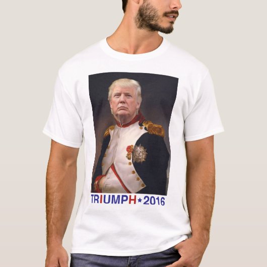 TRIUMPH 2016. Donald Trumppräsidentenkampagne T-Shirt (Vorderseite)