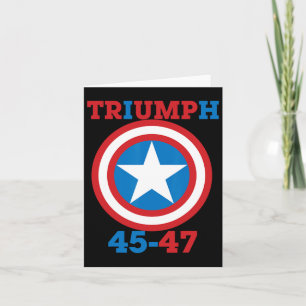 Triumph 45-47 - Patriotic Mega Apparel Usa - Trump Karte