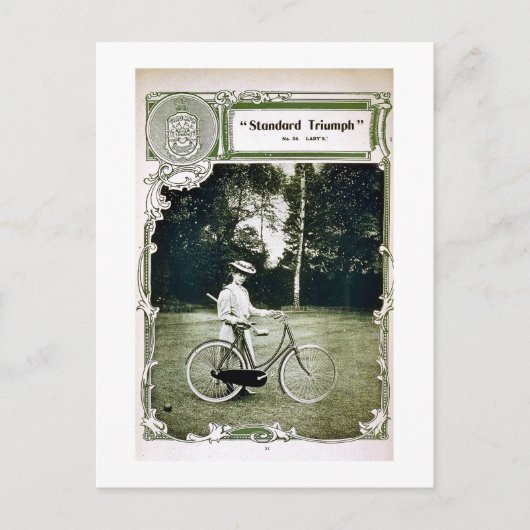 Triumph Cycles 1907 Lady's Standard No. 24 Postkarte (Vorderseite)