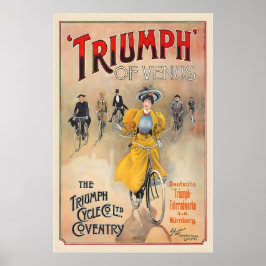 Triumph Cycles Coventry Vintage Werbeplakat Poster