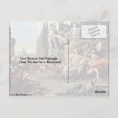 Triumph der Flora durch Giovanni Battista Tiepolo Postkarte (Rückseite)