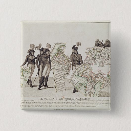 Triumph der französischen Armeen Button (Vorderseite)