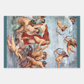 Triumph der Galatea von Raphael Sanzio Geschenkpapier Set (Vorderseite 3)