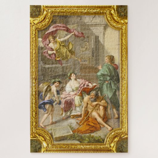 "Triumph der Geschichte über die Zeit" Vatikanisch Puzzle (Vertikal)